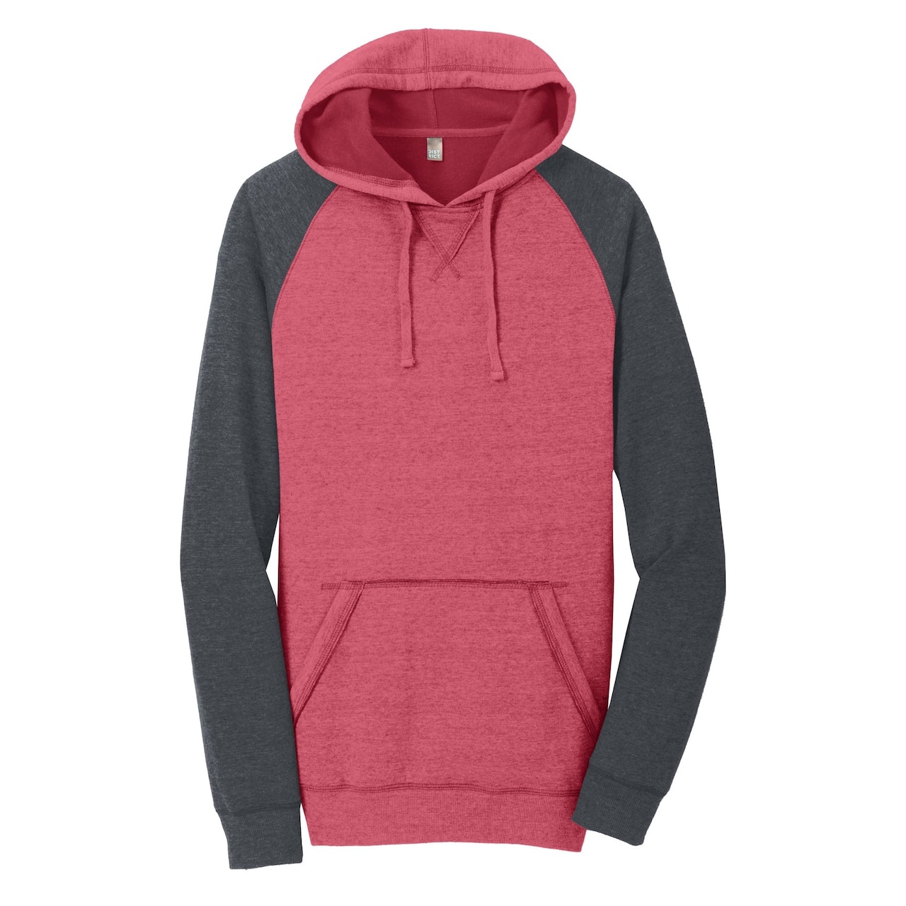 District® Men's Lightweight Fleece Raglan Hoodie